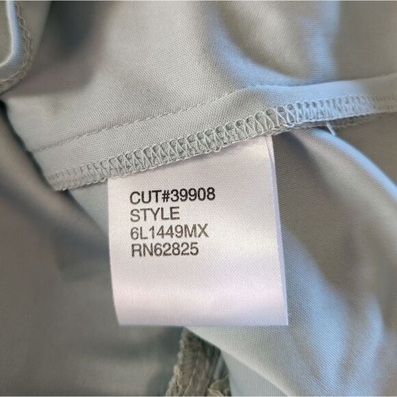 Tadashi Shoji Lace Dress with Pintuck Jersey Waist Size 14 - Picture 6 of 6